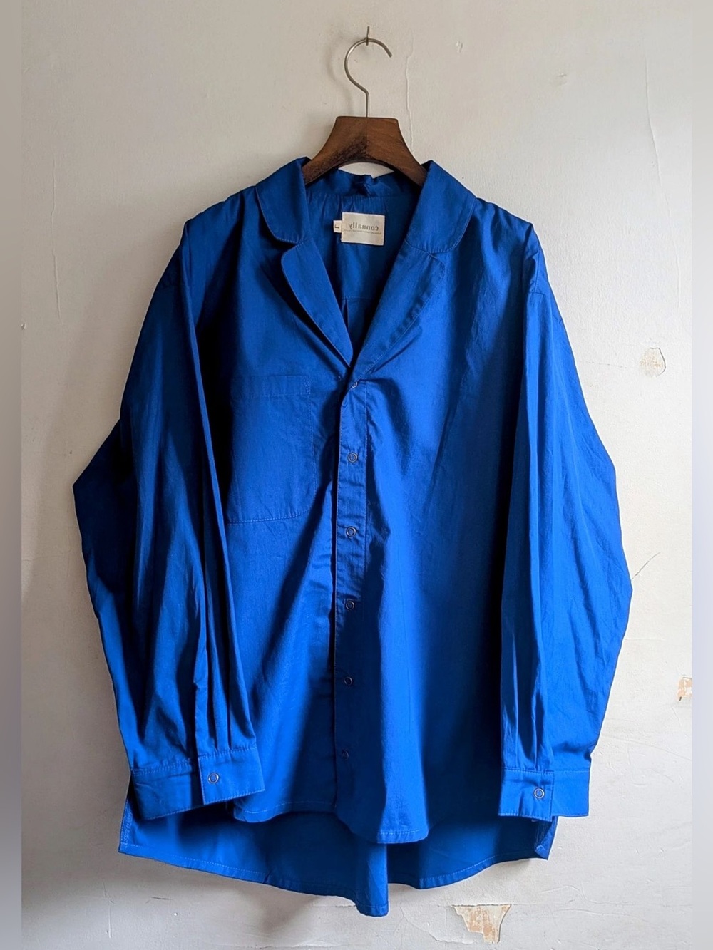 Connally Goods | Heather Shirt in Cobalt Blue